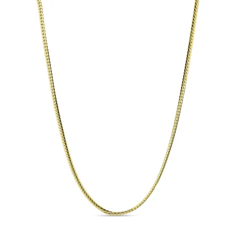 vedenkestävät kaulaketju kullattu teräs  x 3 mm 