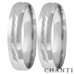 vihkisormusta 14 karaatin valkokultaa - setit