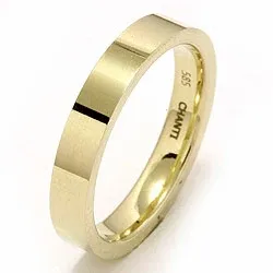 Vihkisormus 9 karaatin kultaa