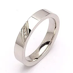 Vihkisormus hopea 0,024 ct