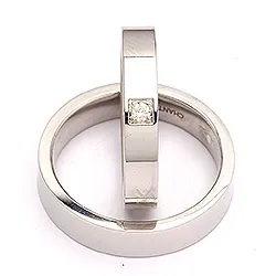 Vihkisormusta palladiumia 0,05 ct