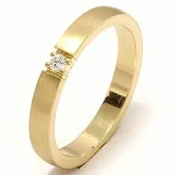 alianssisormus 14 karaatin kultaa 1 x 0,05 ct