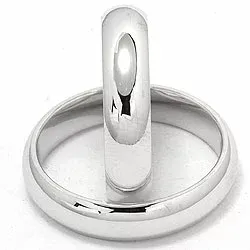 pyöreitä vihkisormusta 14 karaatin valkokultaa - setit