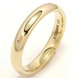 Vihkisormus 14 karaatin kultaa