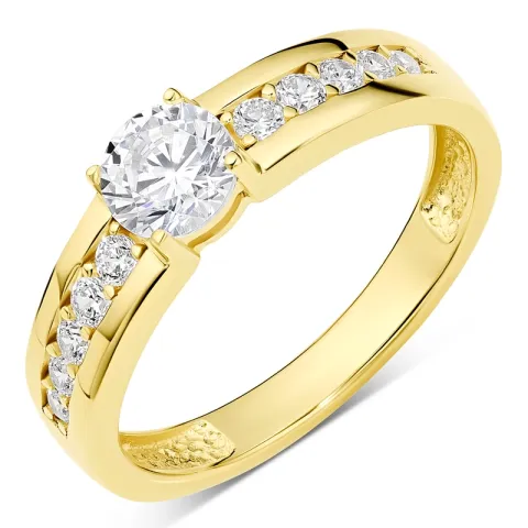 zirkoni sormus hopea