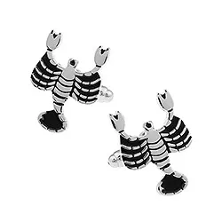 Skorpioni tähtikuvio kalvosinnapit  ruostumaton teräs