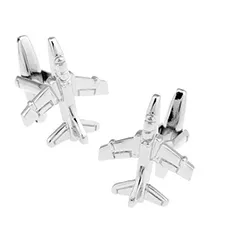 Lentokone kalvosinnapit  ruostumaton teräs