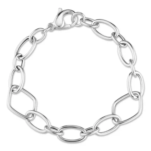 rannekoru hopeaa 17, 18cm x 7,8 mm