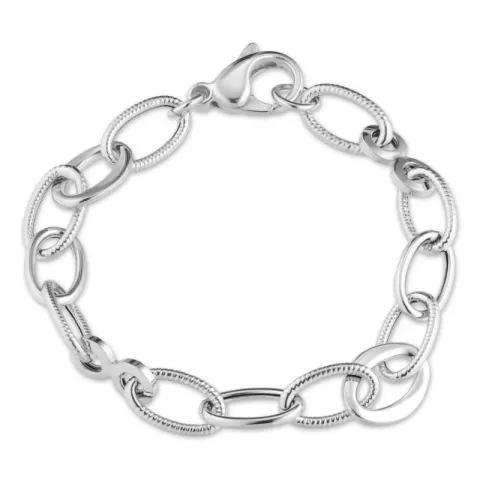 rannekoru hopeaa 17, 18cm x 7,7 mm