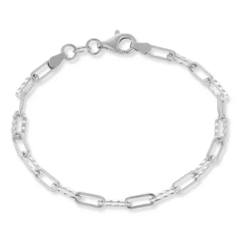 rannekoru hopeaa 17, 18cm x 3,5 mm