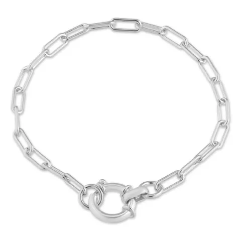 rannekoru hopeaa 17, 18cm x 3,5 mm