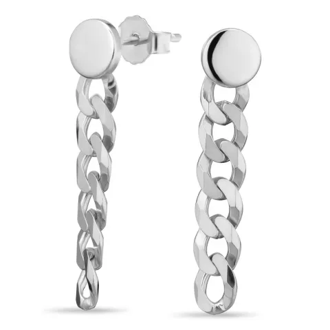 pitkät panzer korvarenkaat  hopea