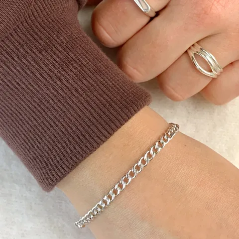 panssarirannekoru hopeaa  x 4,0 mm