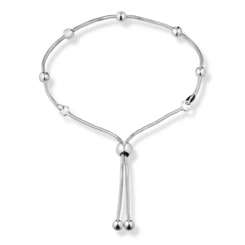 kuularannekoru hopeaa  x 4,1 mm