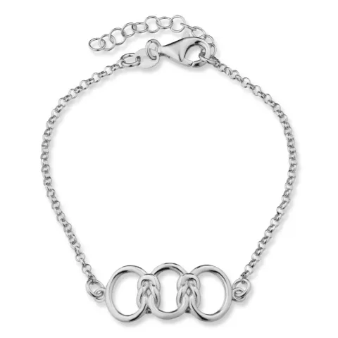 rannekoru hopeaa 17 plus 3 cm x 11,3 mm