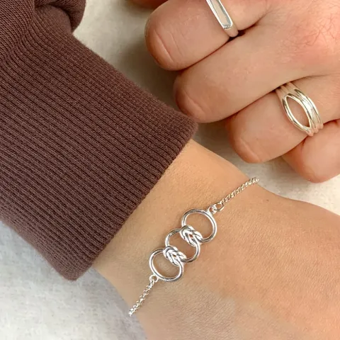 rannekoru hopeaa 17 plus 3 cm x 11,3 mm