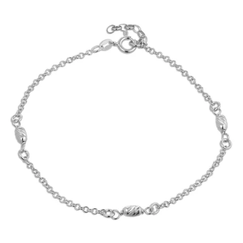 nilkkaketju hopeaa 24 plus 3 cm x 4,3 mm