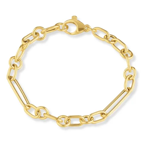 rannekoru kullattua hopeaa 17, 18cm x 5,3 mm