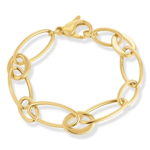 rannekoru kullattua hopeaa 17, 18cm x 9,5 mm