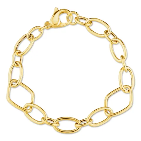 rannekoru kullattua hopeaa 17, 18cm x 13,7 mm