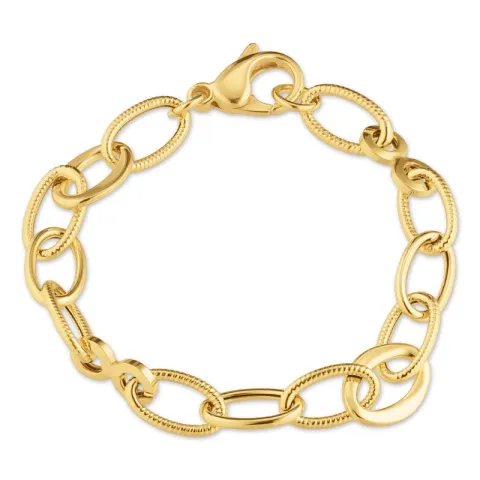 rannekoru kullattua hopeaa 17, 18cm x 10,0 mm