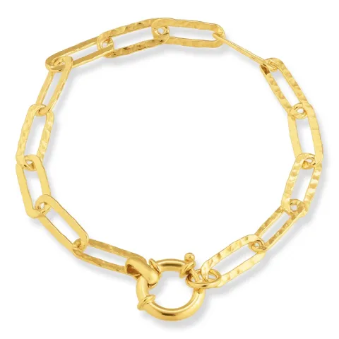 rannekoru kullattua hopeaa 17, 18cm x 5,7 mm