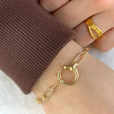 rannekoru kullattua hopeaa 17, 18cm x 5,0 mm