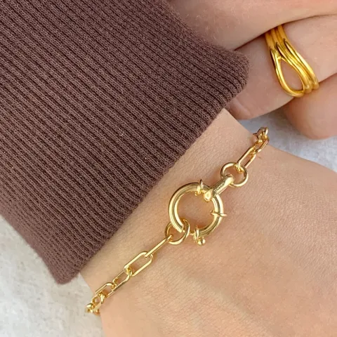 rannekoru kullattua hopeaa 18 cm x 2 mm