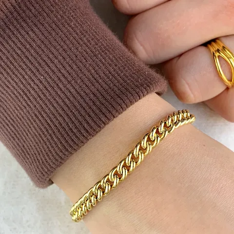 panssarirannekoru kullattua hopeaa  x 5,7 mm