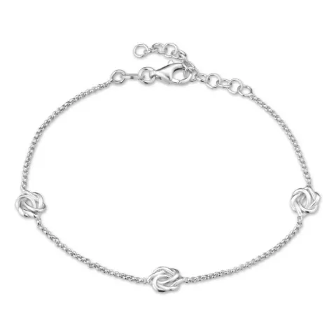 solmu rannekoru hopeaa riipus hopea