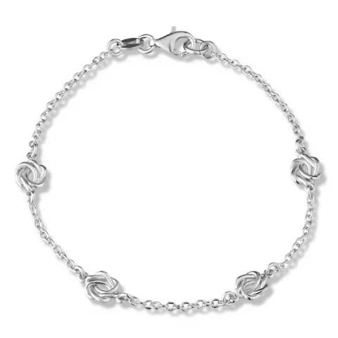 solmu rannekoru hopeaa riipus hopea