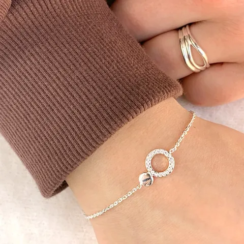 pyöreä rannekoru hopeaa riipus hopea