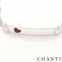 sydän lasten rannekoru hopeaa riipus hopeaa