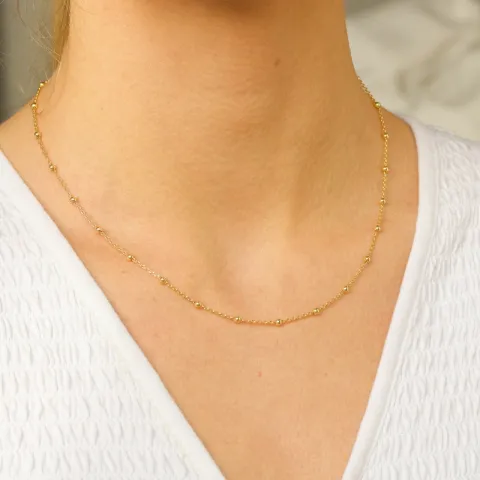 kaulaketju kullattua hopeaa 42 + 3 cm x 2,6 mm