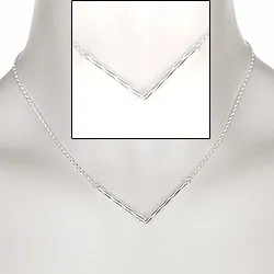 Kaulaketju  hopeaa riipus hopeaa