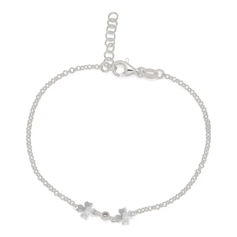 näytepakkaukset apila rannekoru hopeaa