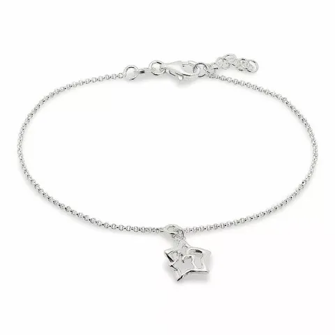 Elegantti tähti rannekoru  hopeaa