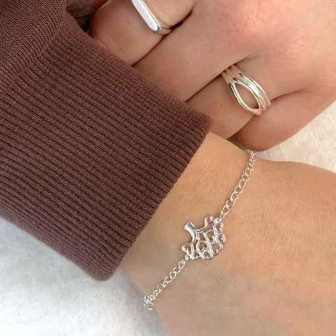 elämänpuu rannekoru hopeaa riipus hopea