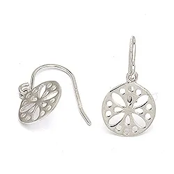 Pyöreitä korvarenkaat  hopea