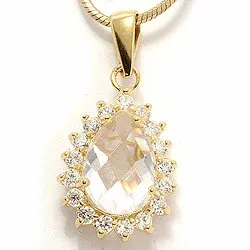 Ruusuketta riipus  kullattua hopeaa