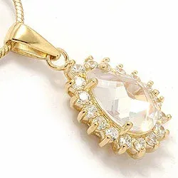 Ruusuketta riipus  kullattua hopeaa