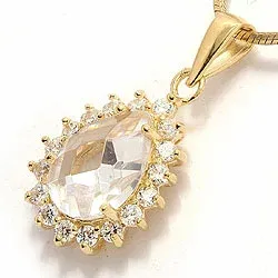 Ruusuketta riipus  kullattua hopeaa