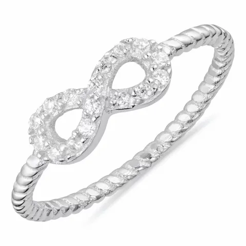 ääretön-merkki sormus hopeaa