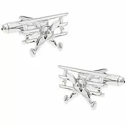 lentokone kalvosinnapit  teräs