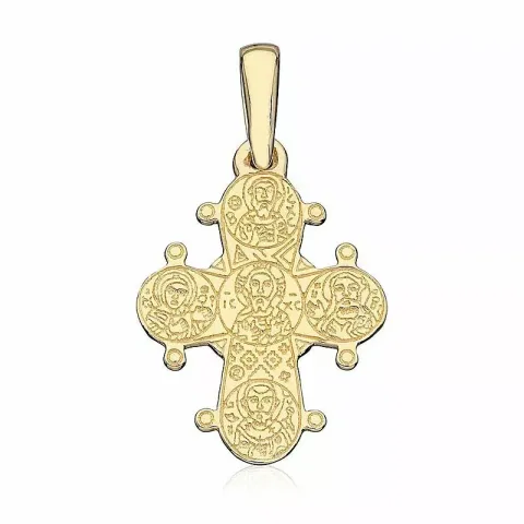 13 x 15 mm dagmarristi  kullattua hopeaa