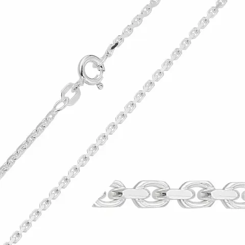 BNH Anker facet armbånd hopeaa 18,5 cm x 1,4 mm