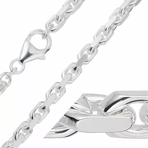 Bnh anker facet armbånd hopeaa 18,5 cm x 4,0 mm