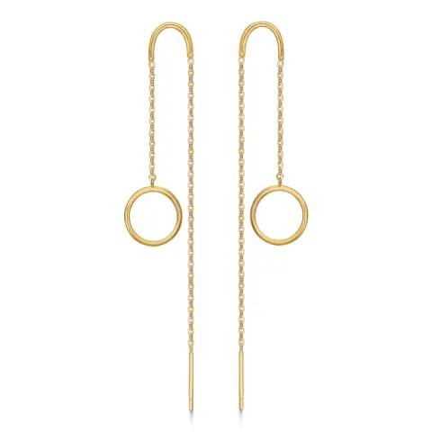 Støvring Design ympyrä ear lines  14 karaatin kultaa