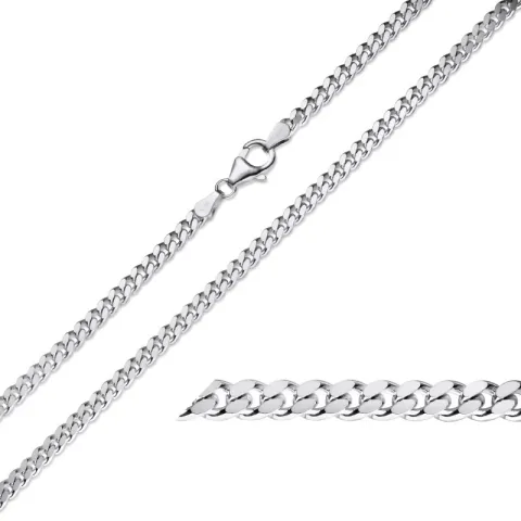 näytepakkaukset BNH panssarirannekoru hopeaa 21 cm x 3,3 mm