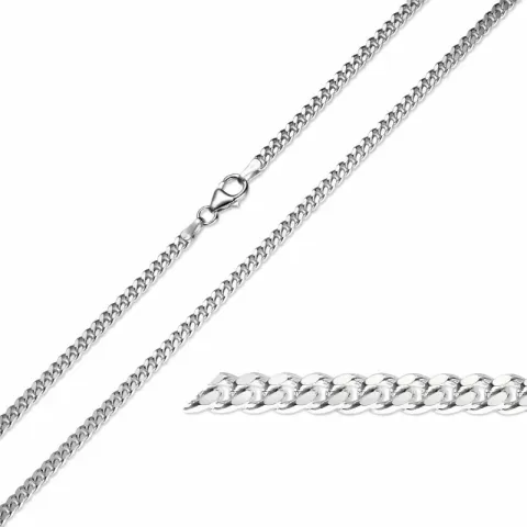 BNH panssarirannekoru hopeaa 21 cm x 2,7 mm